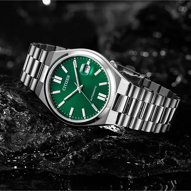 Citizen Tsuyosa Automatic Green Dial Men's Watch- NJ0150-81X